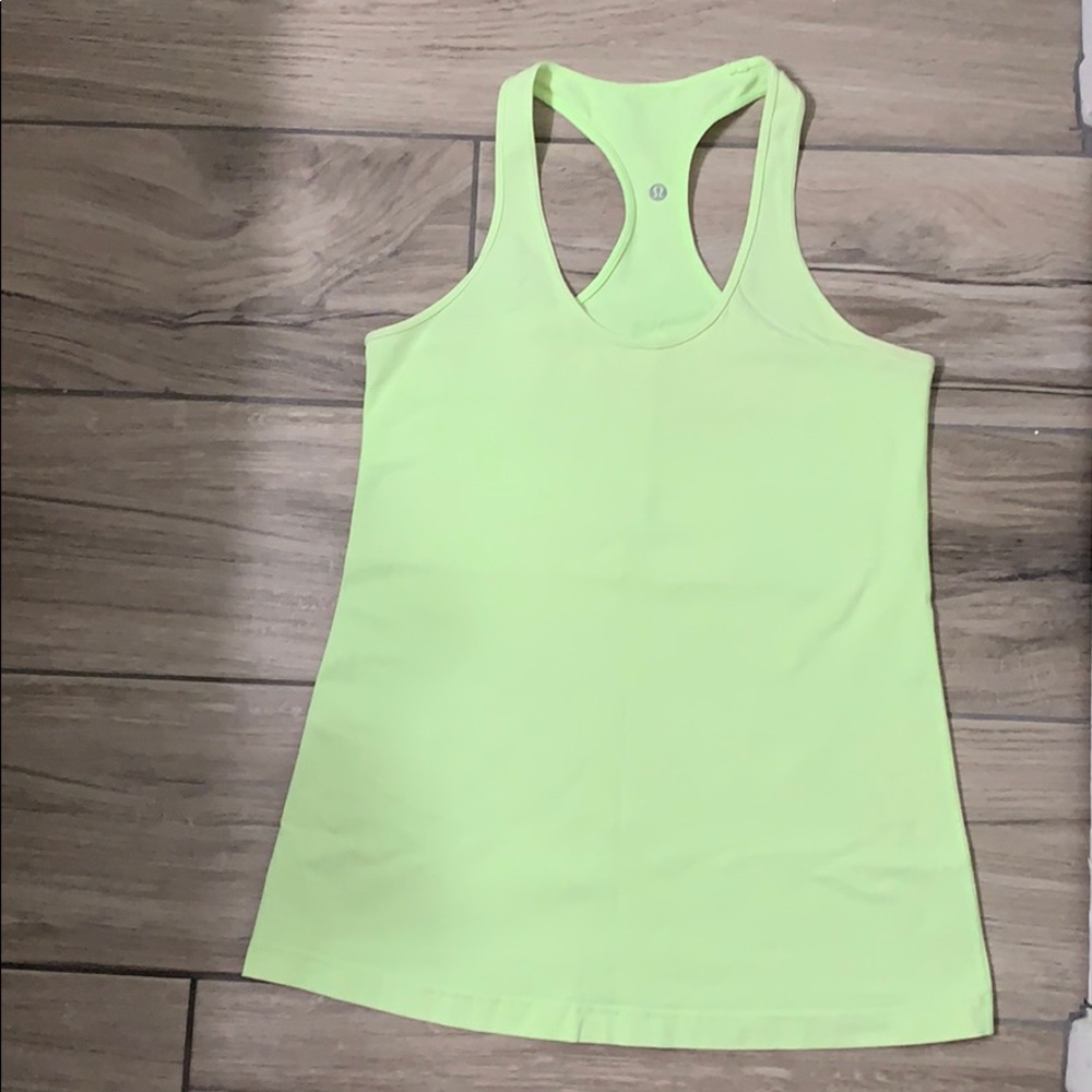Lululemon tank-LIME!!!